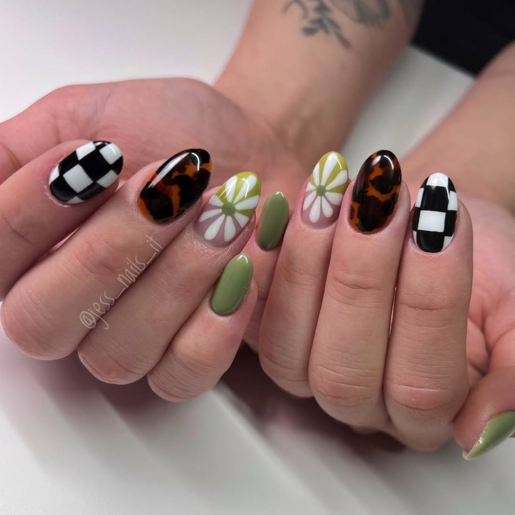 autumn art nails