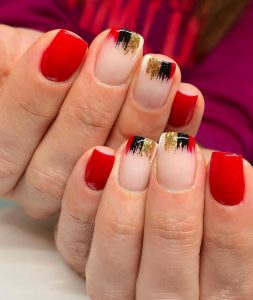 Easy Thanksgiving Nail ideas