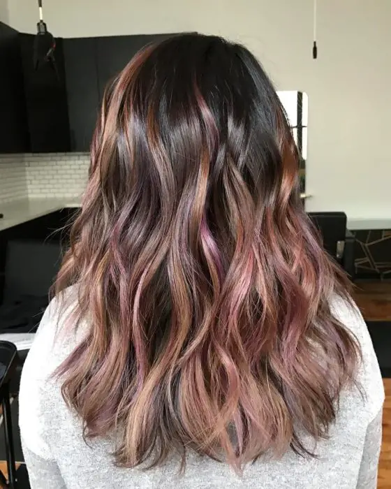 Chocolate Mauve ~ Haire color ideas for brunettes