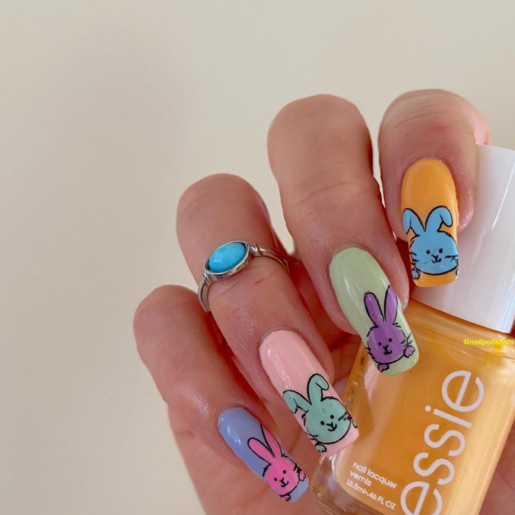 Cute easter nails 