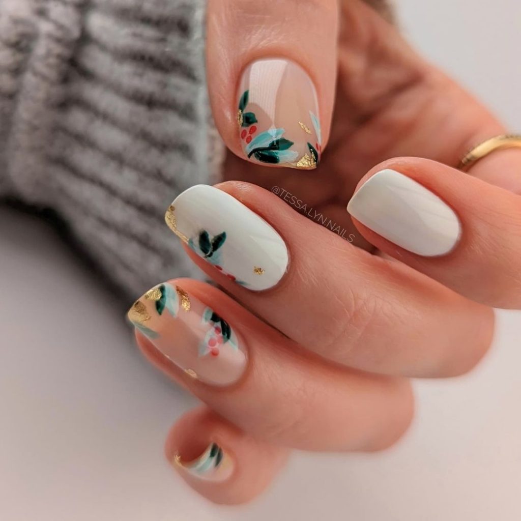 Flower nail design 