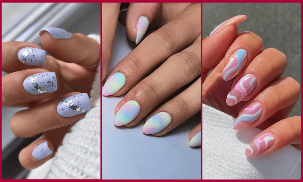 Cute Pastel nail ideas for this spring