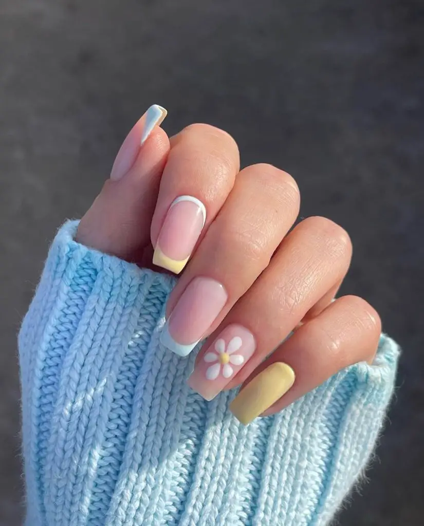 spring floral nail designs