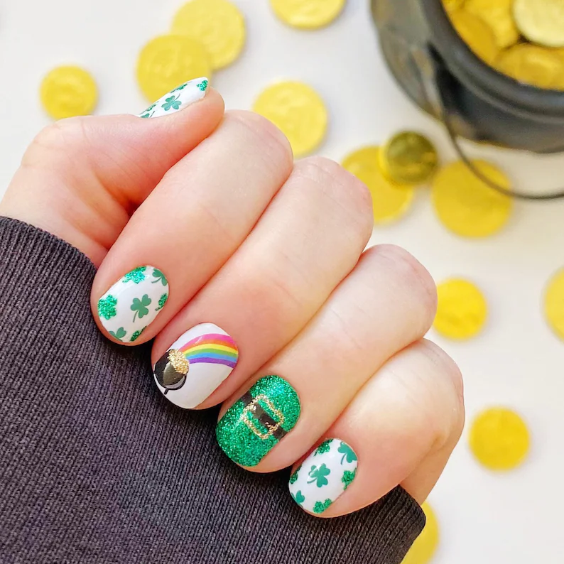 St. Patrick's day nail ideas