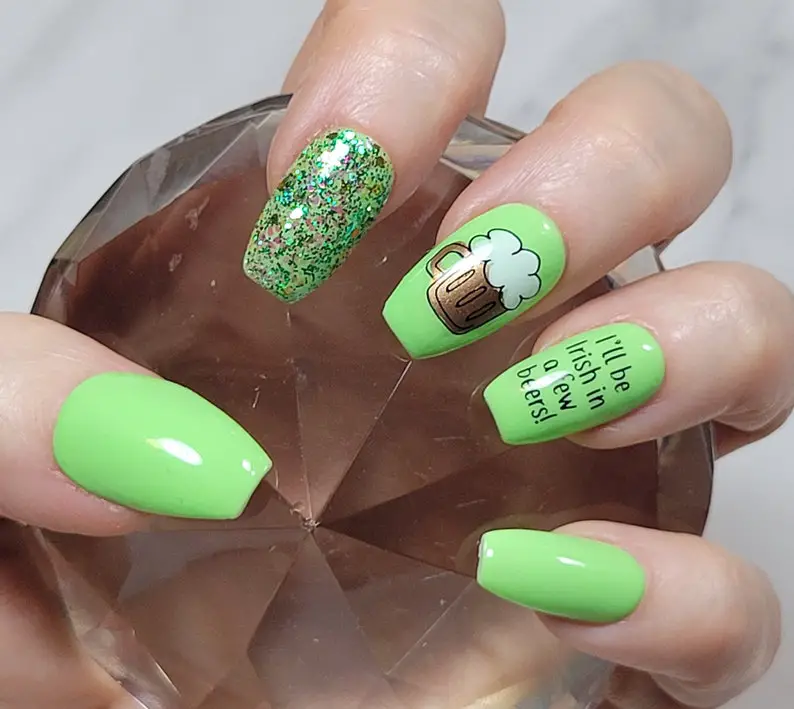 St. Patrick's day nail ideas