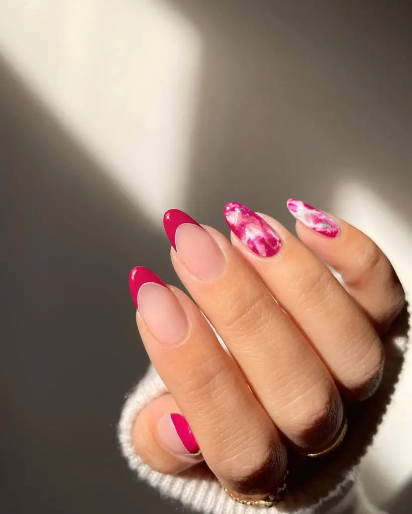 Cute February nail designs 