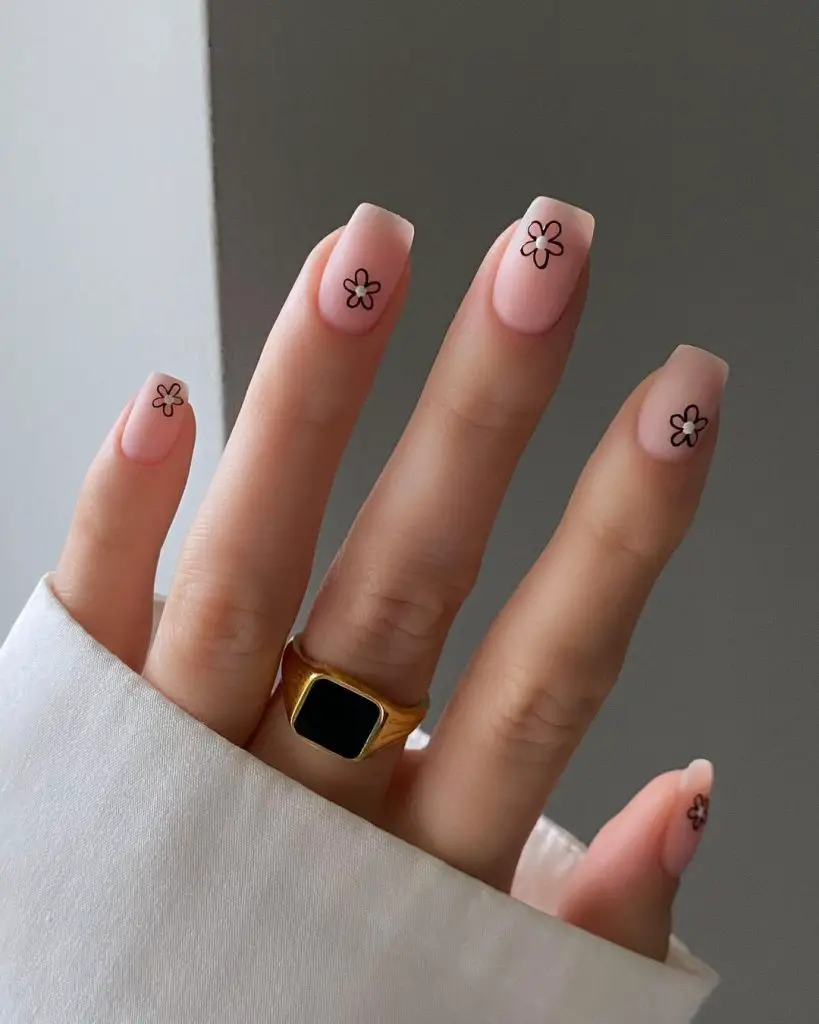 Floral nail ideas for february manicures