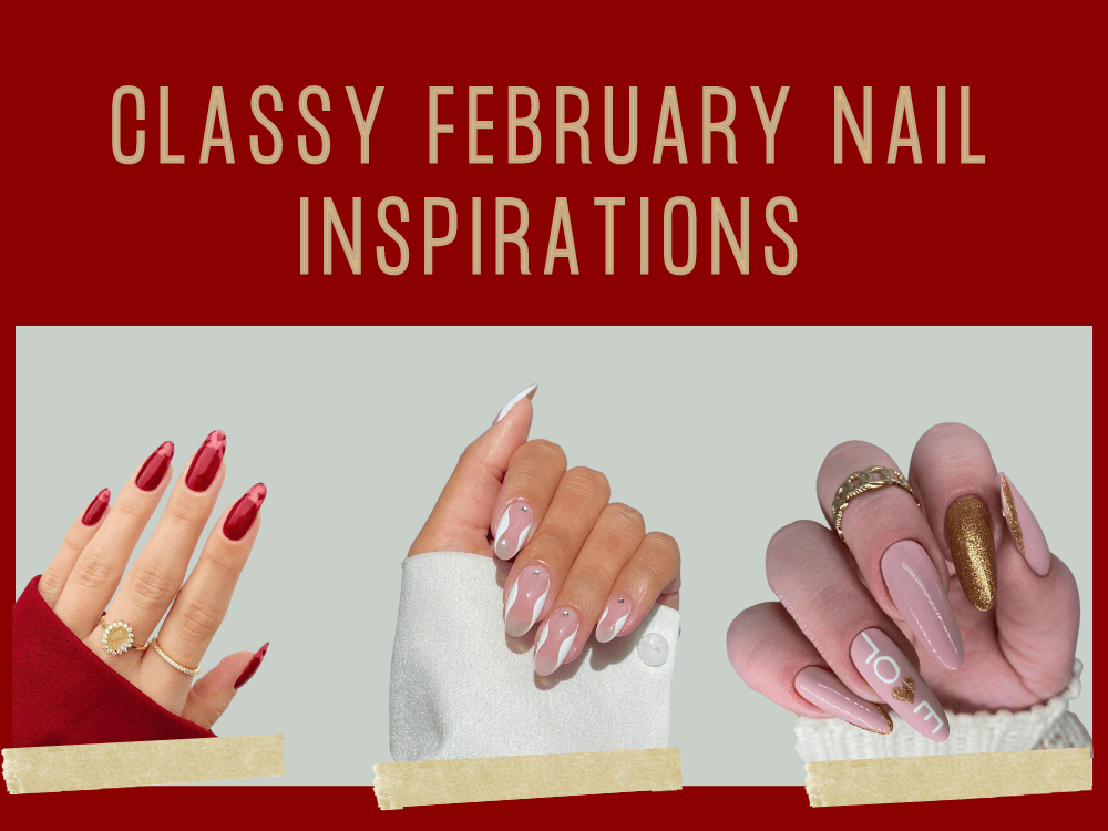 Cute nail designs for february