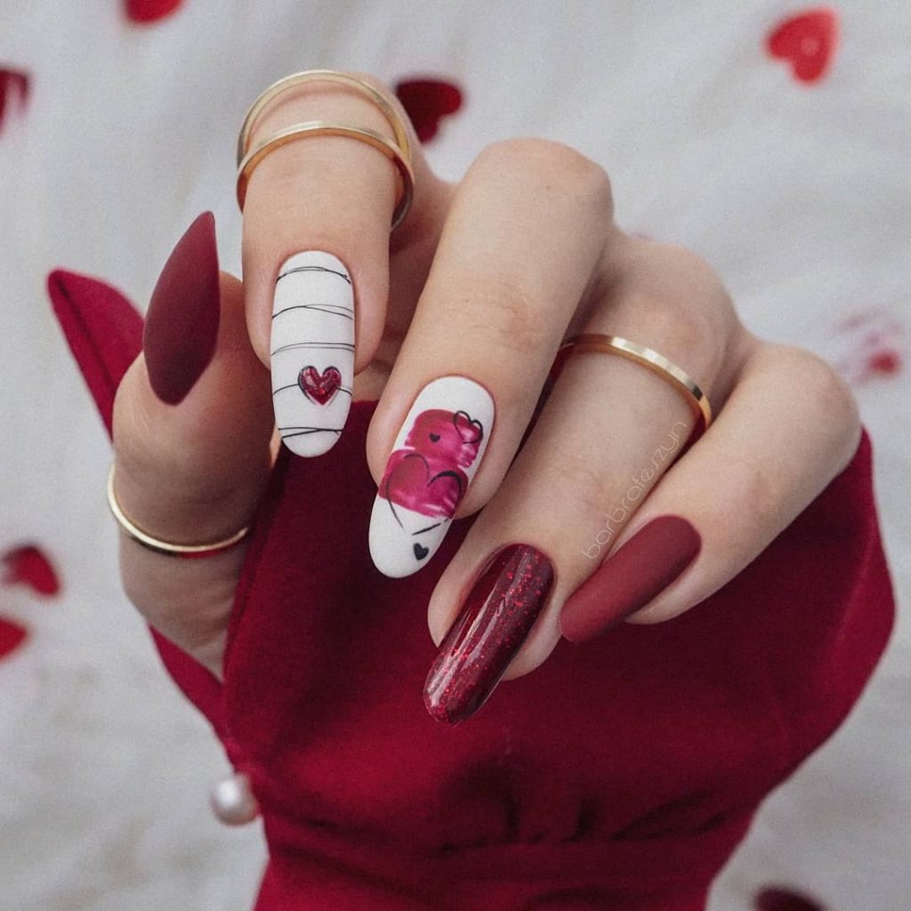 February nail designs 