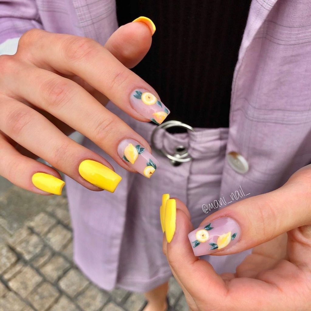 lemon nails