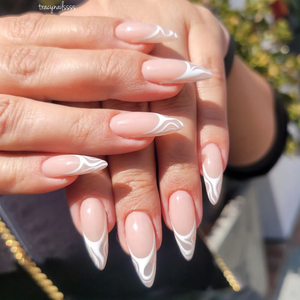 white nail designs