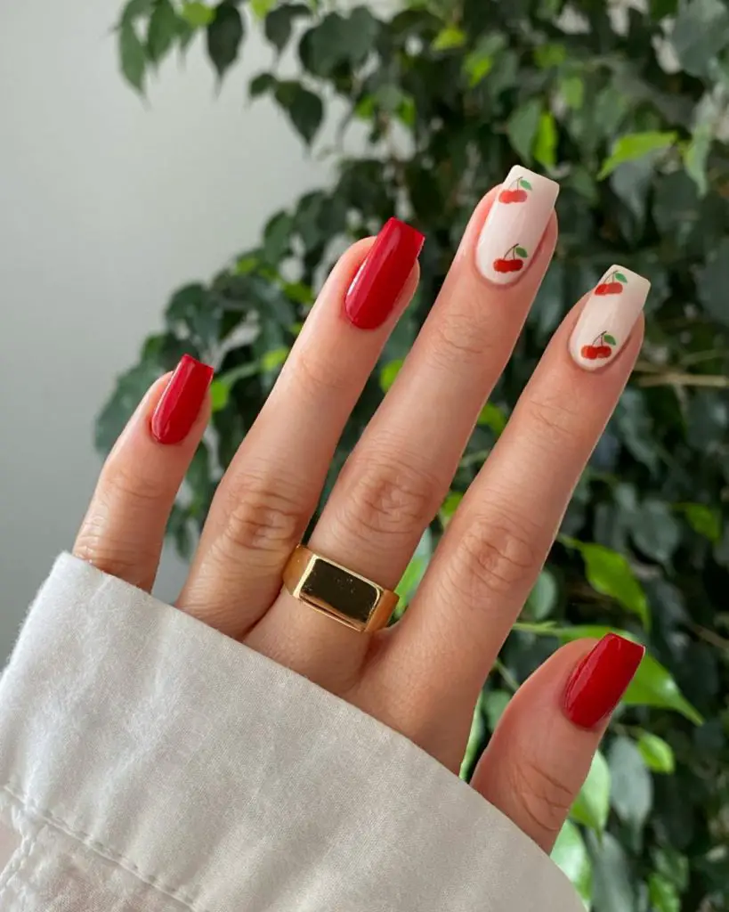 berry nails inspo