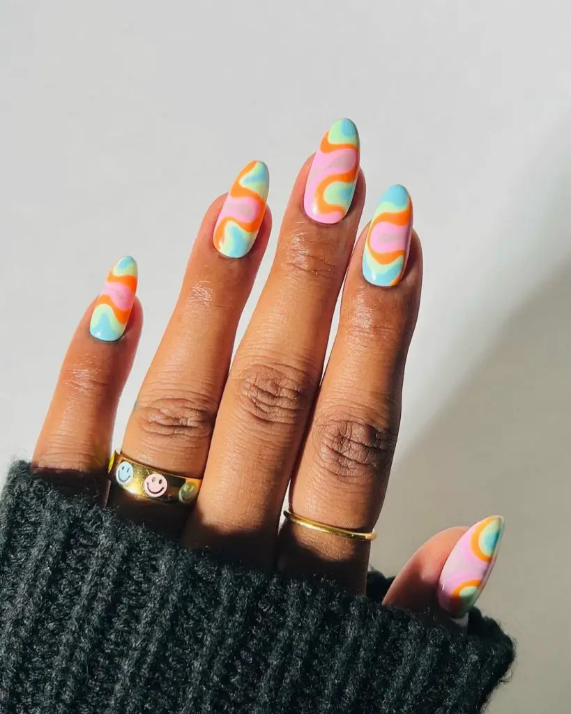 swirl nails