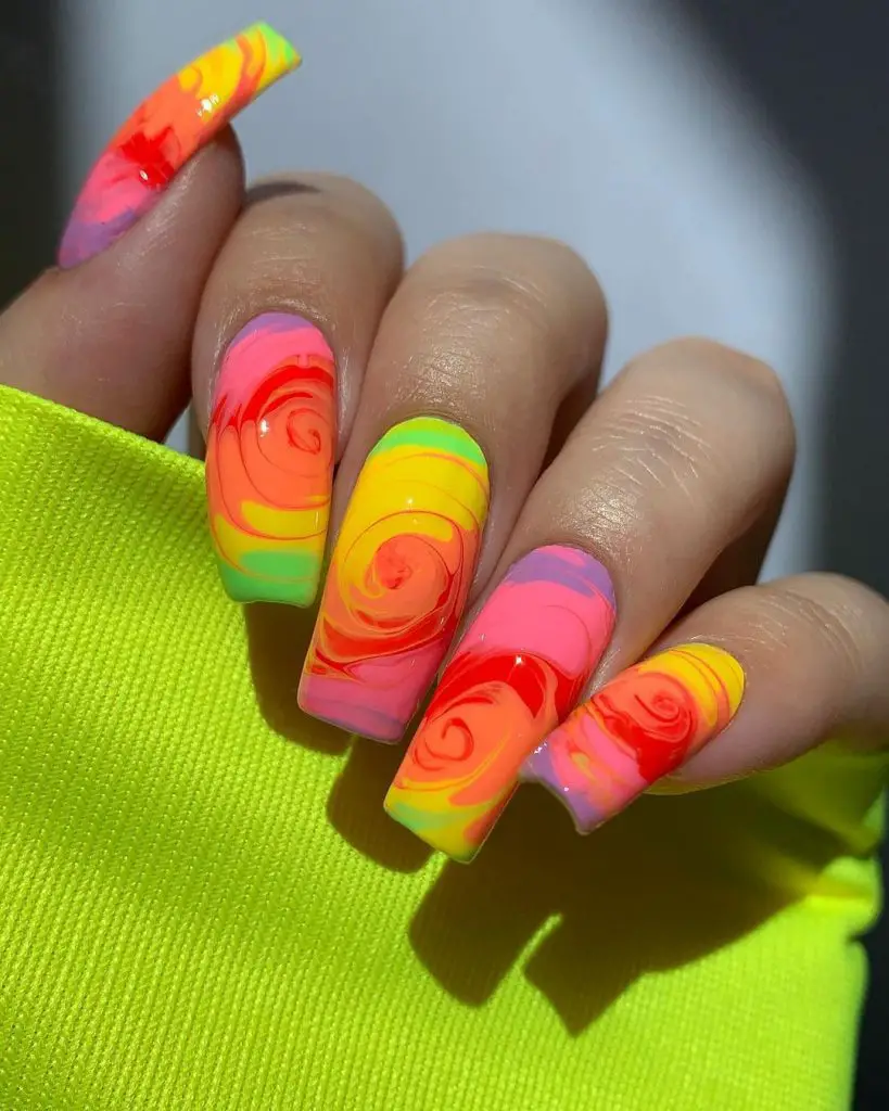 Neon nail inspirations