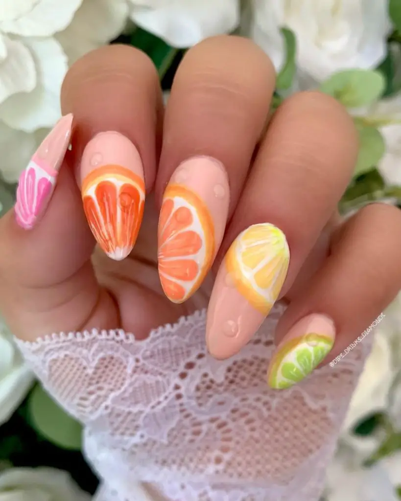 fruit nails design