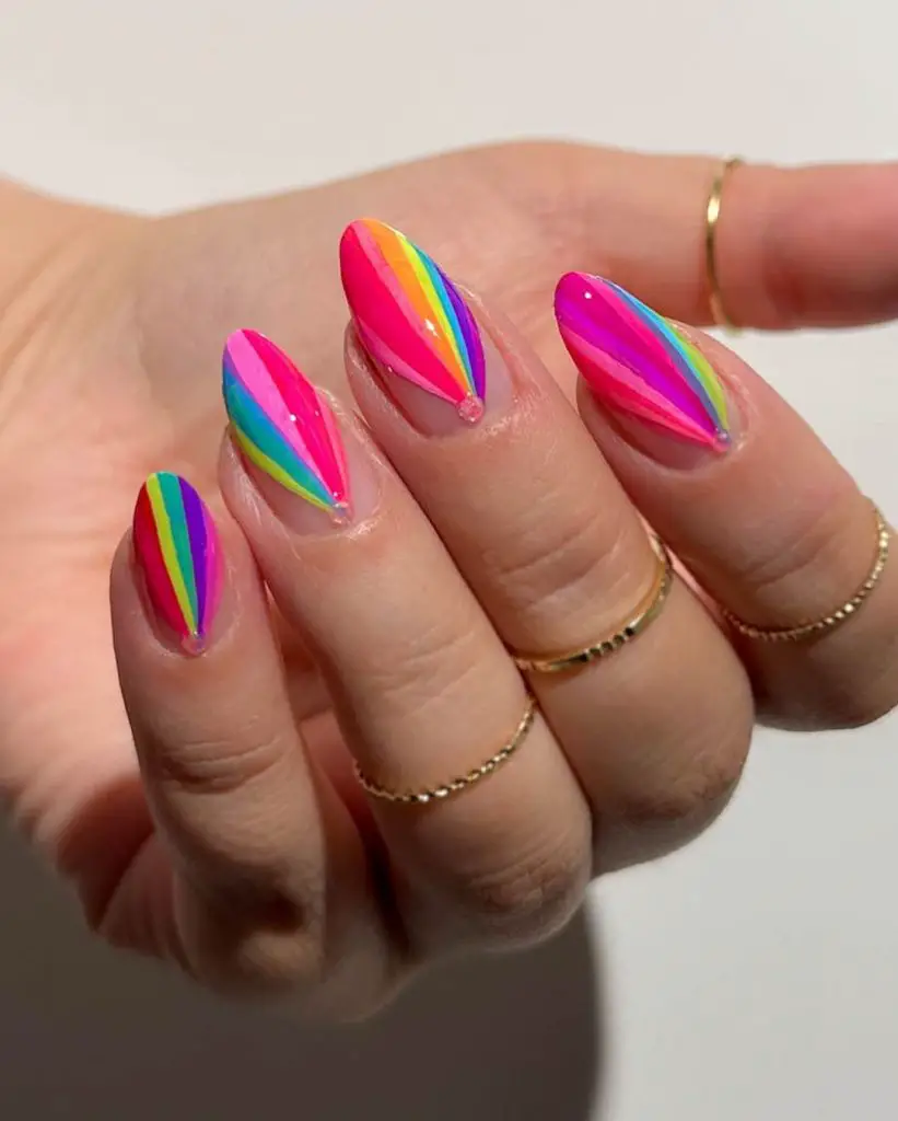 Summer neon nail designs 