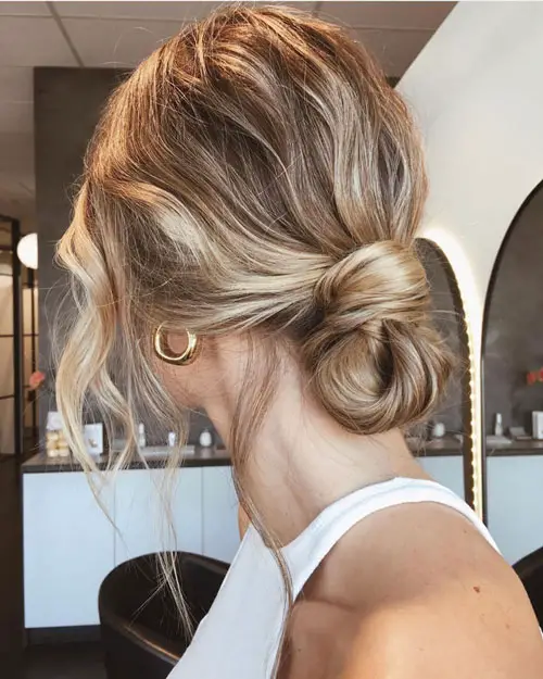 Messy Low Buns