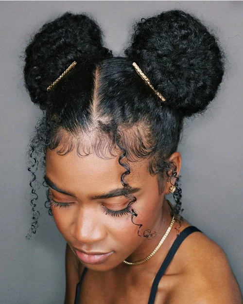 Black Girl Bun Hairstyles