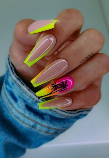 palm beach nail ideas