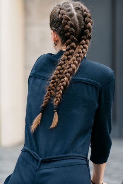 dutch braided hair