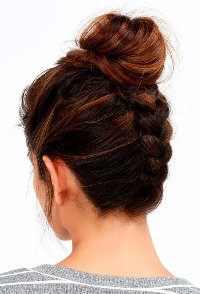 Braided High Buns