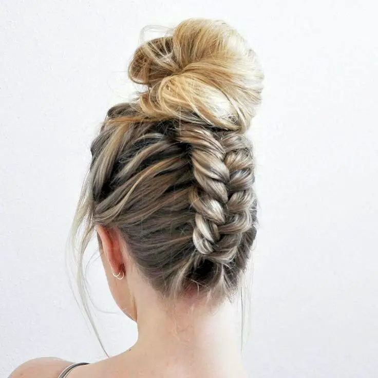 Braided High Buns