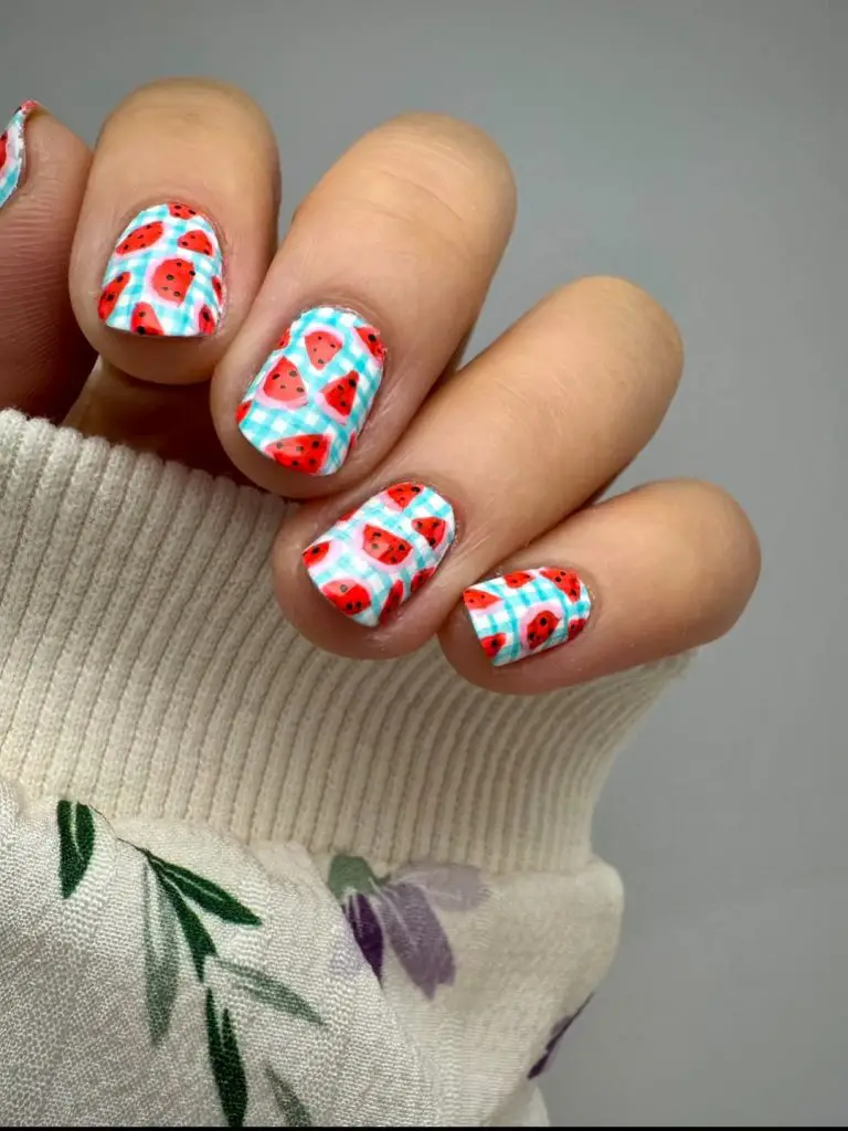 strawberry nail ideas for summer fruit fresh 