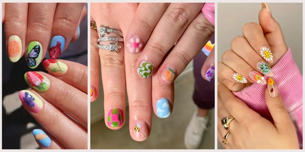 Mix and Match Nail Ideas For Swanky Summer Nails