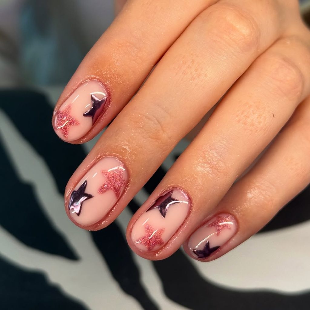 start nail ideas