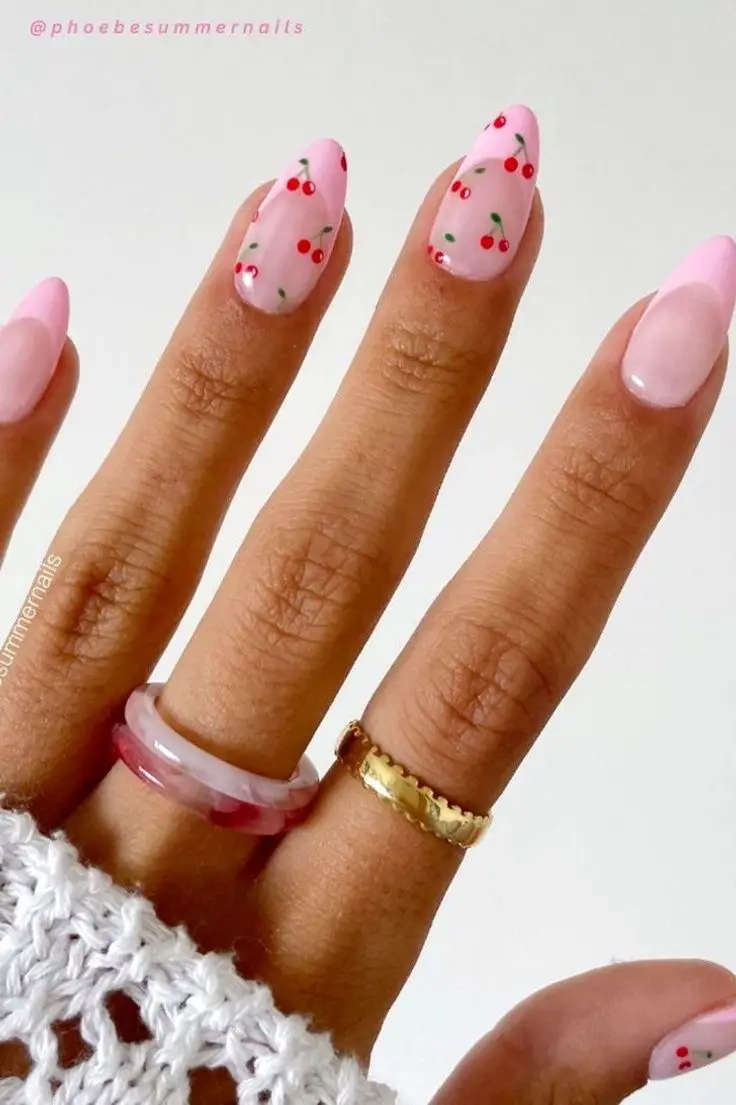 Pretty pink nail designs