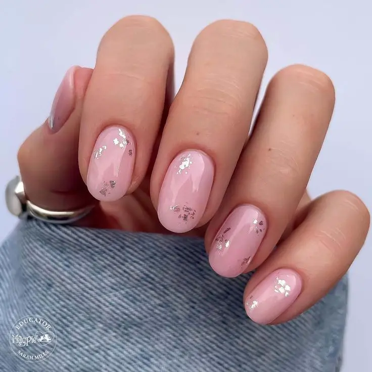 trendy pink nail designs