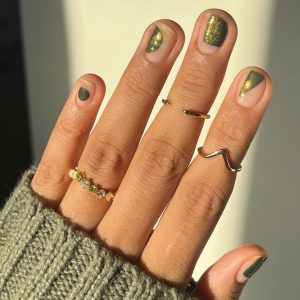 simple short winter nail designs