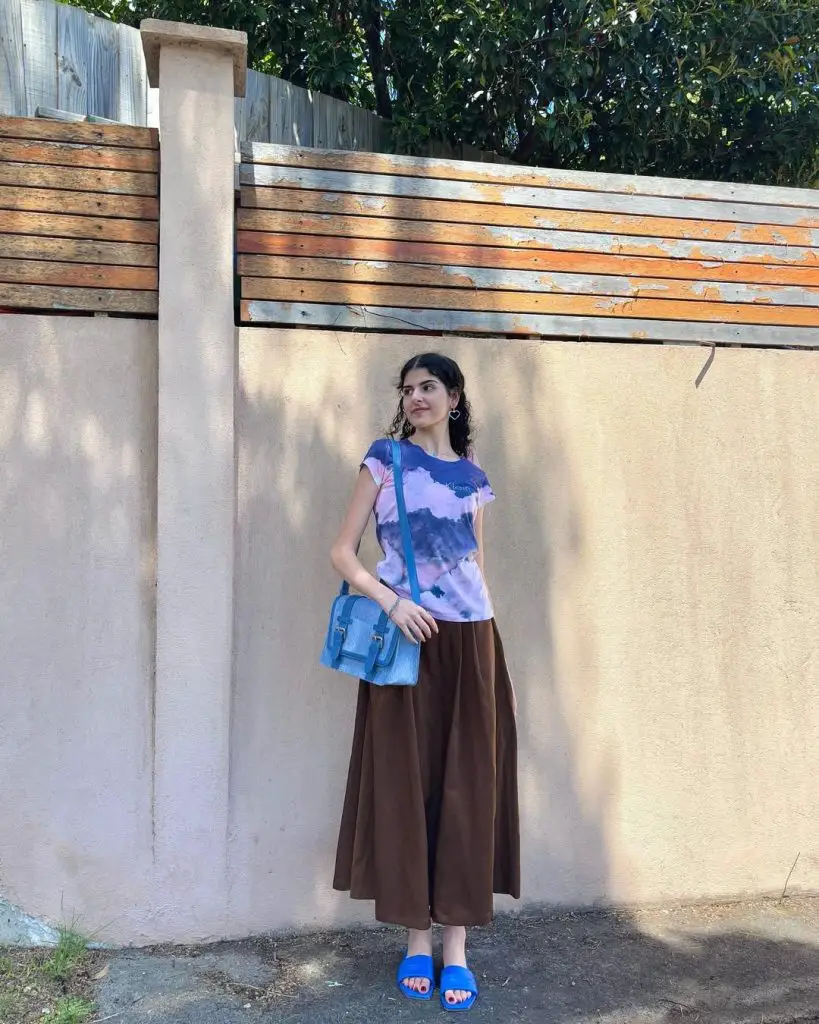 effortless skirt outfits for spring styles