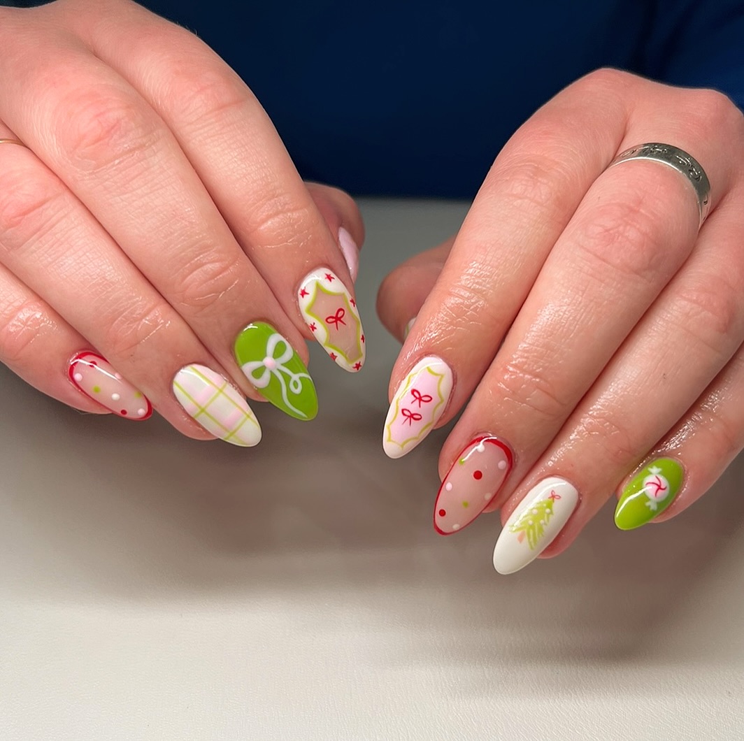 summer ribbon nal design