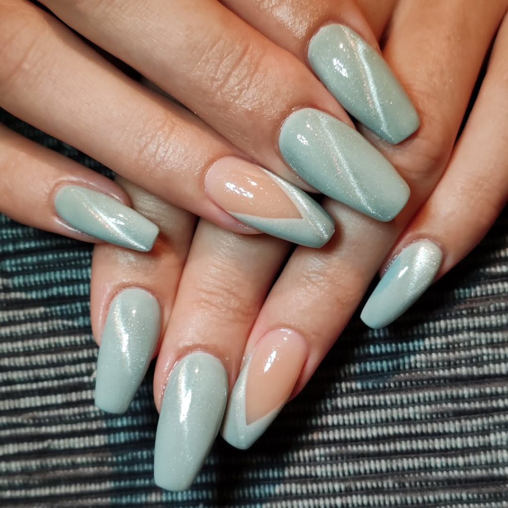 french mint nail ideas