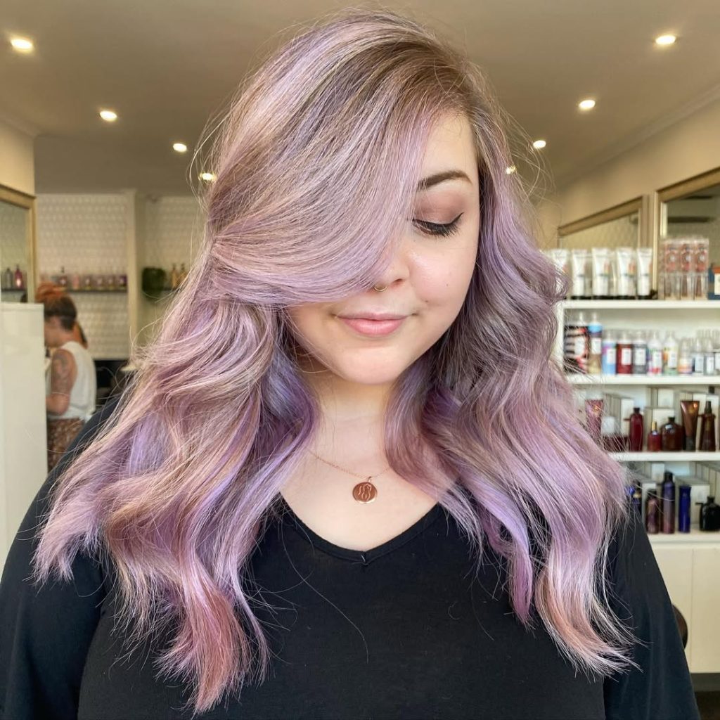 icy lavender hair color summer