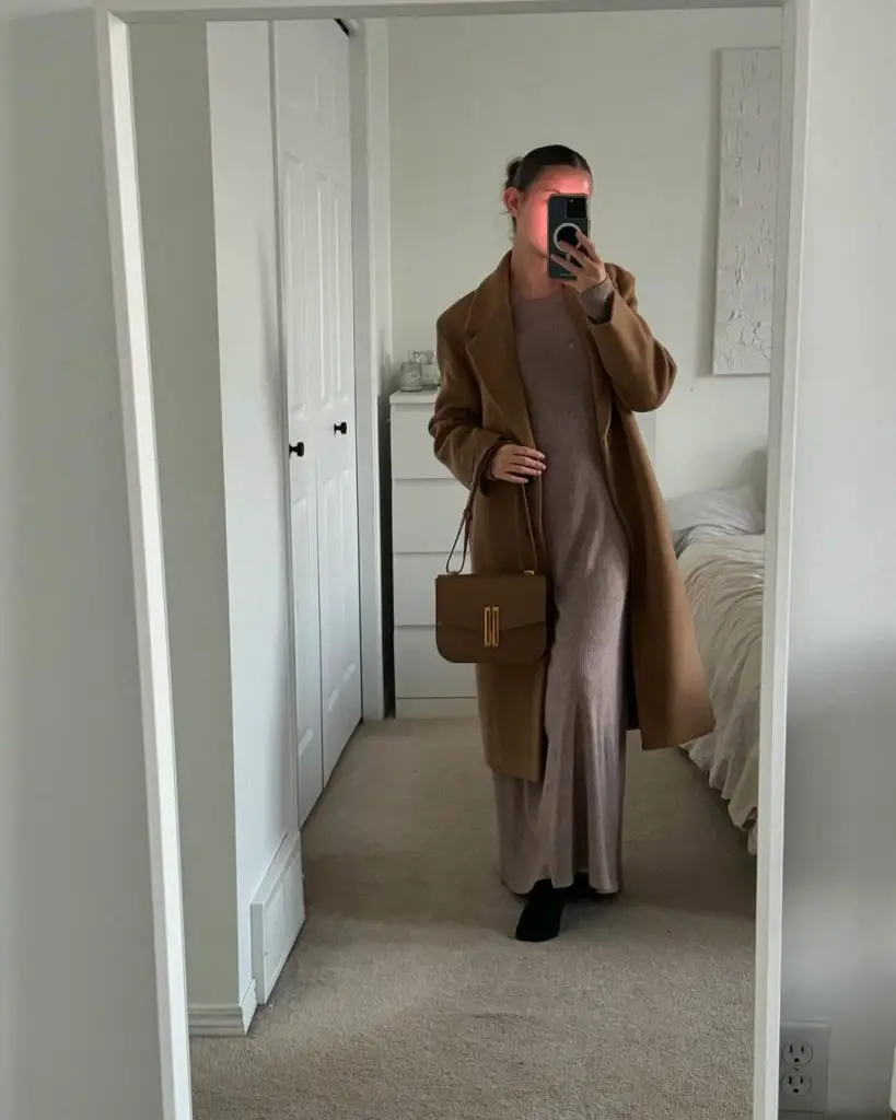 knit dress outfits for thanksgiving looks