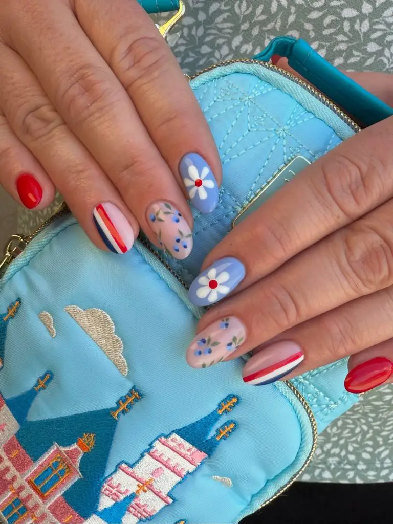 4th of july nails