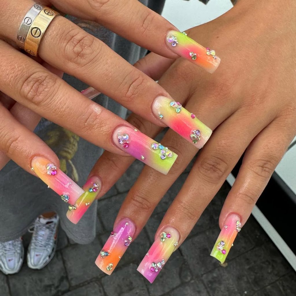 Airbrush dream nails