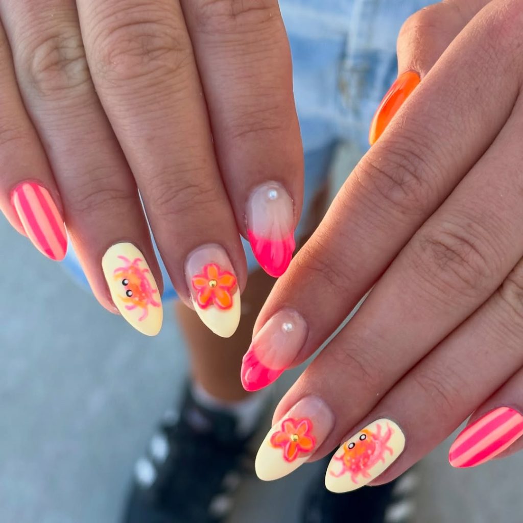 hawaii summer nails