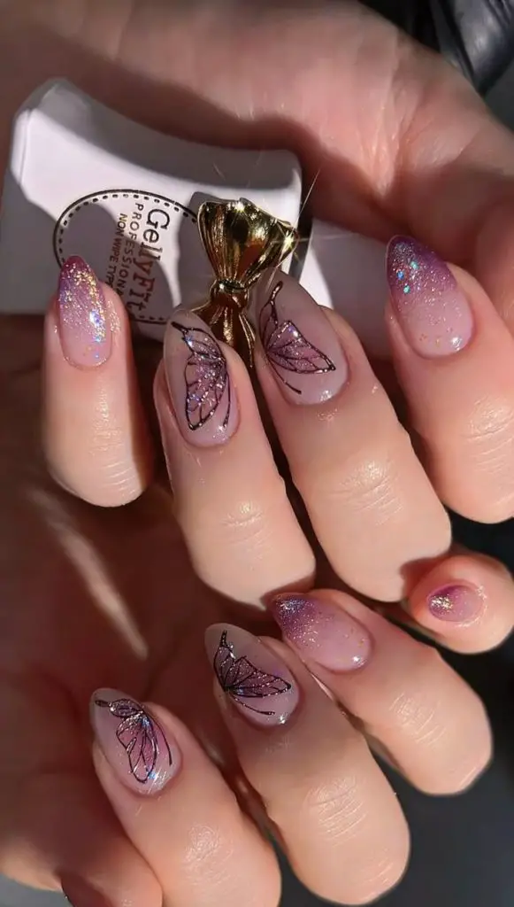 Butterfly Nail Art