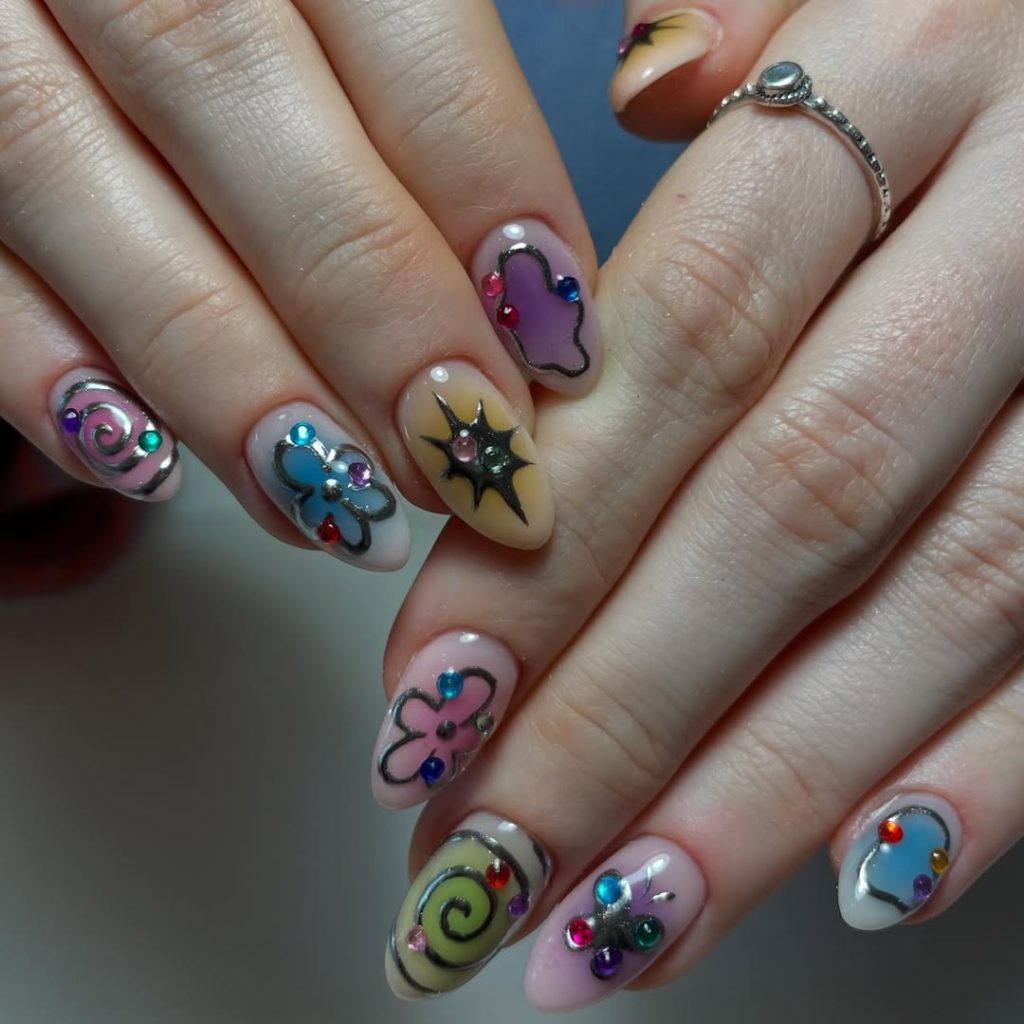 summer festival nail ideas
