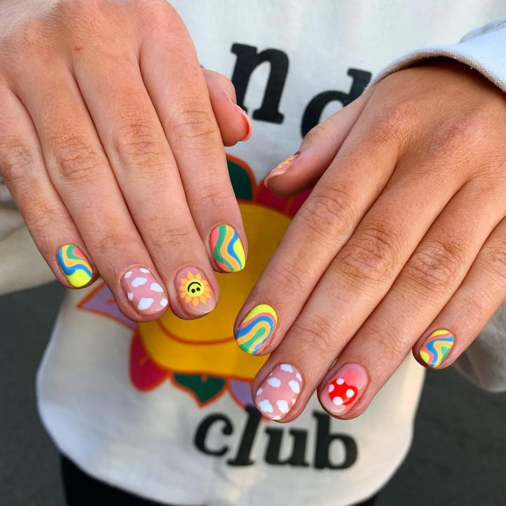 funkiest festival nails