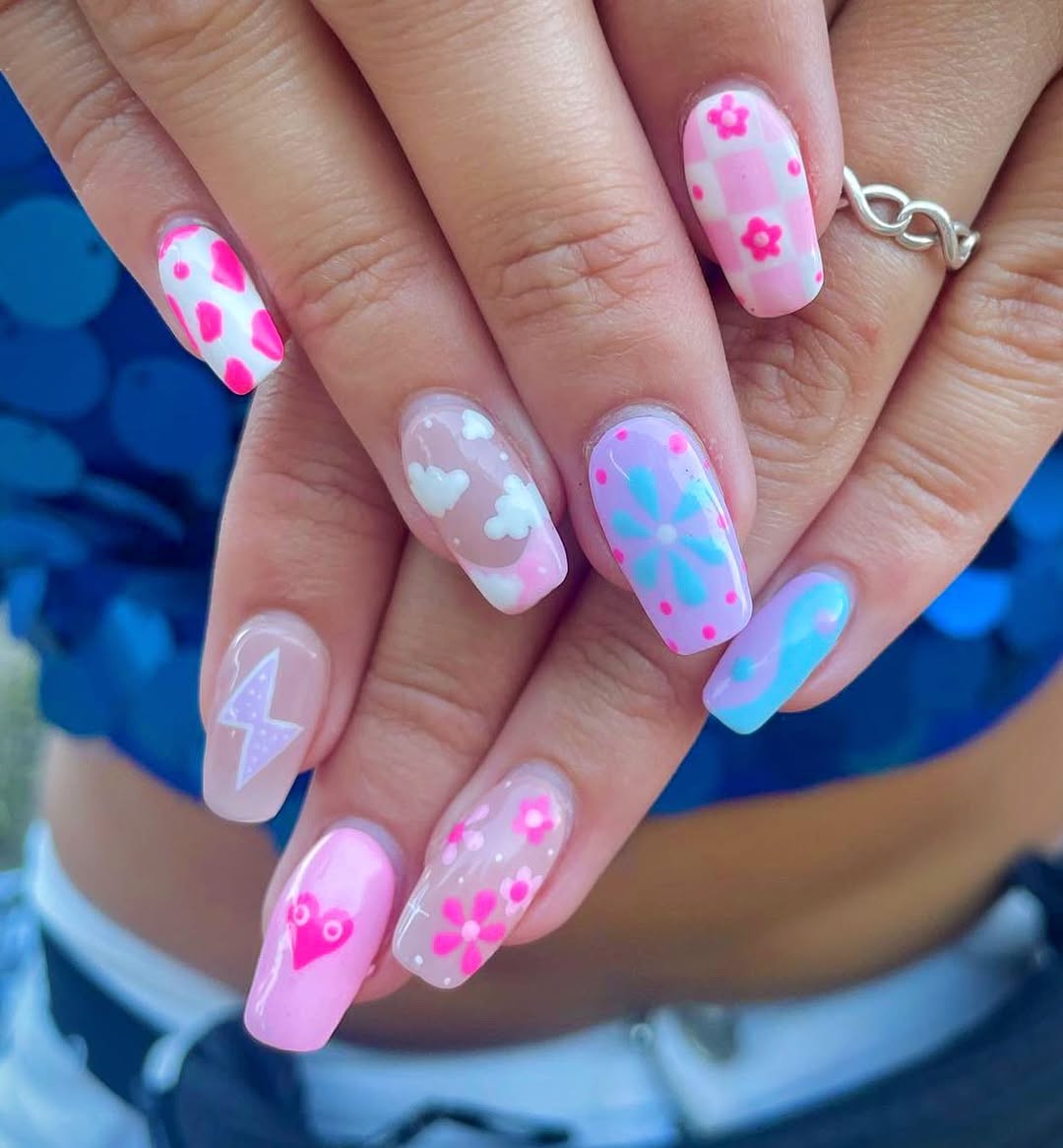 summer august nail ideas
