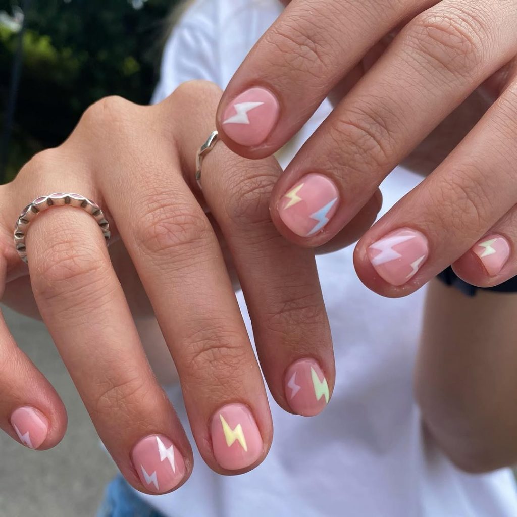 electrifying nail ideas