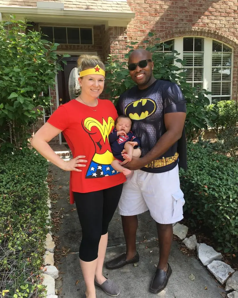 Batman and wonder woman costumes