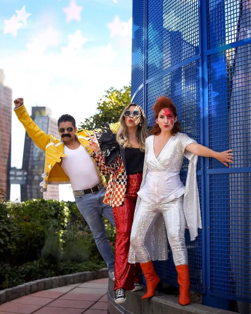 A Killer Queen, Tiny Dancer and Space Oddity - group halloween costume ideas
