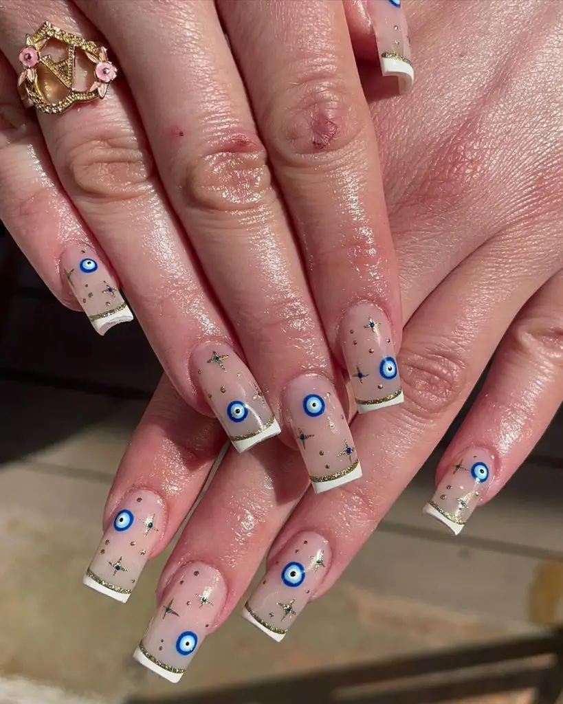 Evil Eye set nails