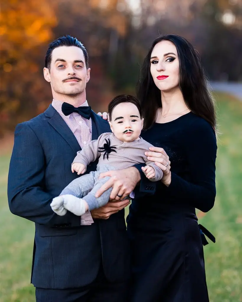 Morticia addams family potrait