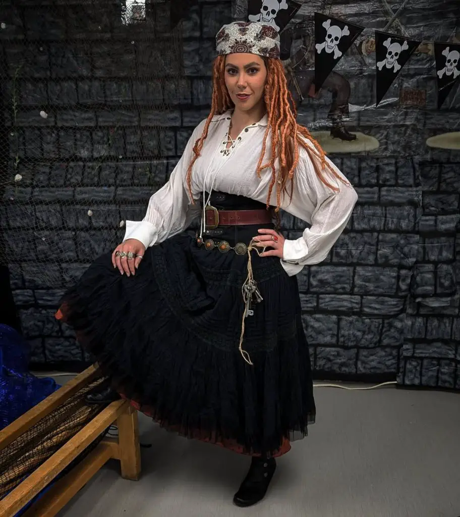 The pirate queen costume